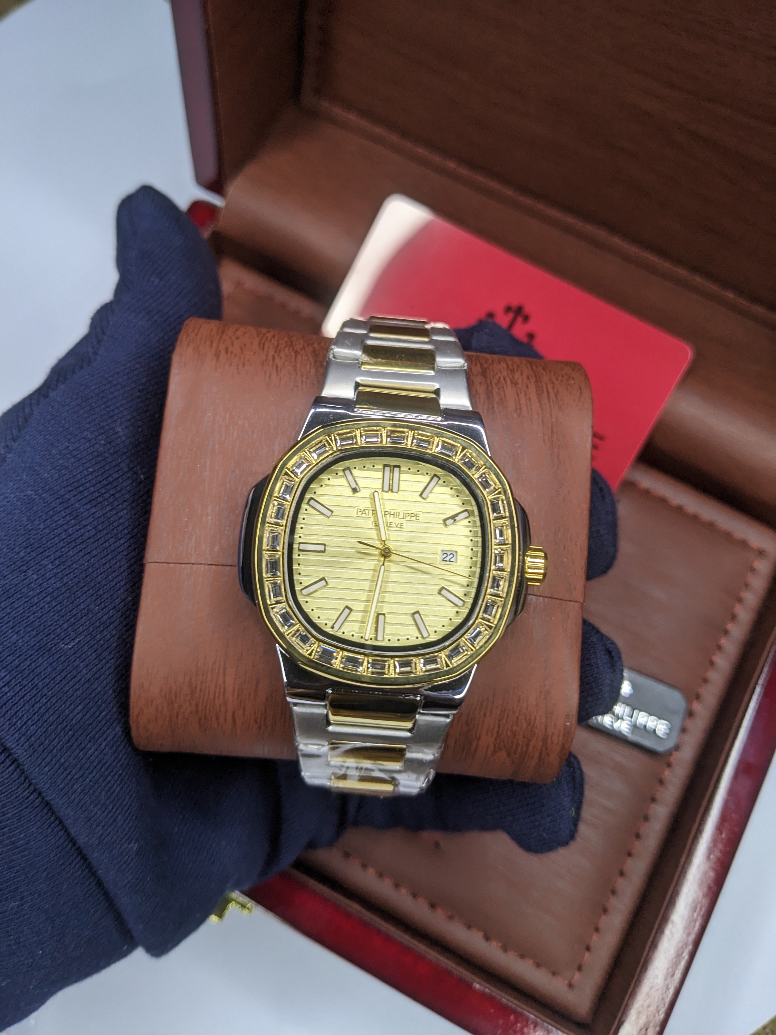 Patek Philippe Nautilus in a two-tone